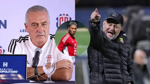 Jafet Soto le brinda un consejo a Gustavo Alfaro sobre Patrick Sequeira