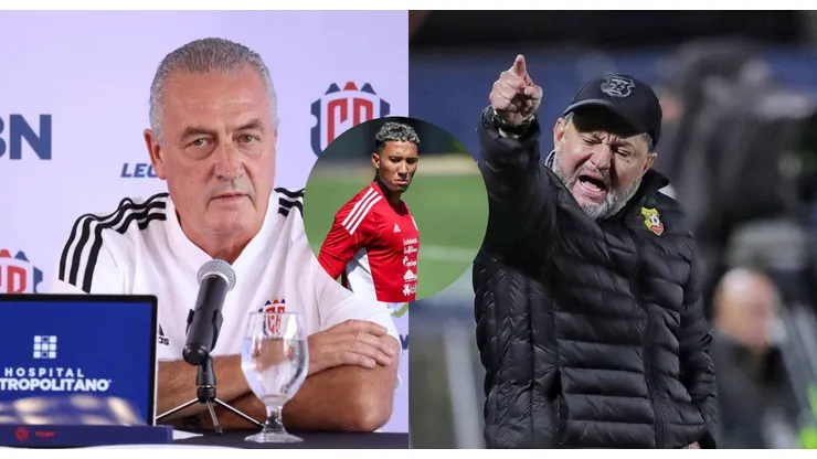 Jafet Soto le brinda un consejo a Gustavo Alfaro sobre Patrick Sequeira