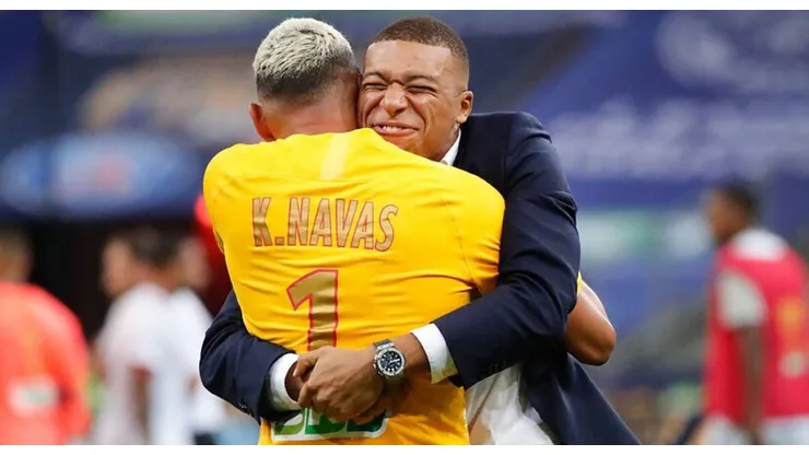 Mbappé le reveló a Keylor Navas un secreto determinante en su carrera