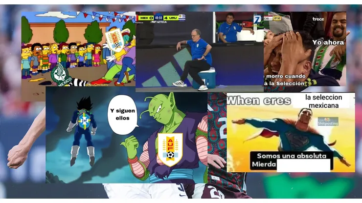 los memes destrozaron a México en redes tras sufrir humillante goleada por Uruguay
