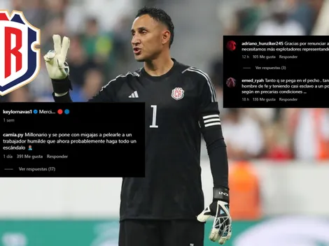 Keylor Navas es castigado en redes por aficionados de Costa Rica