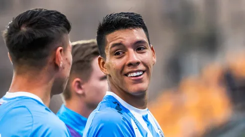 Orlando Galo encuentra un motivo para sonreír.