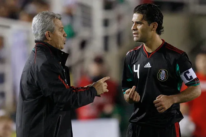 Javier Aguirre y Rafael Márquez