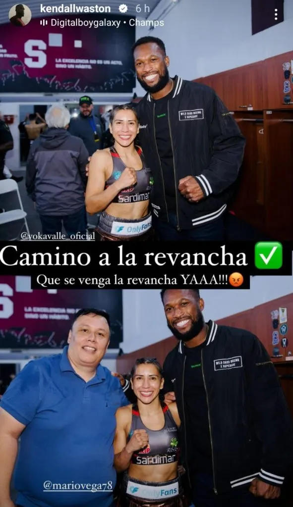 Kendall Waston a través de sus redes sociales