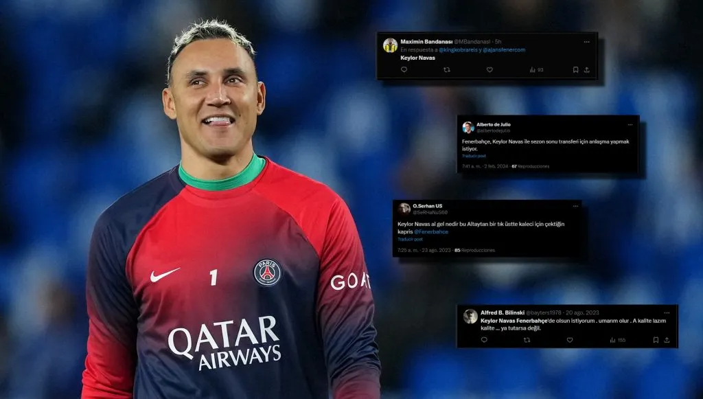Keylor Navas es pedido para llegar al Fenerbahce.