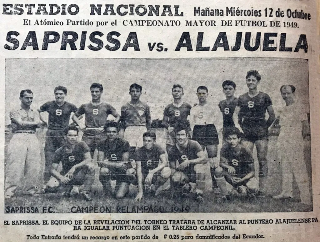 (Foto: Diario “La Hora”, correspondiente a la edición del martes 11 de octubre de 1949)