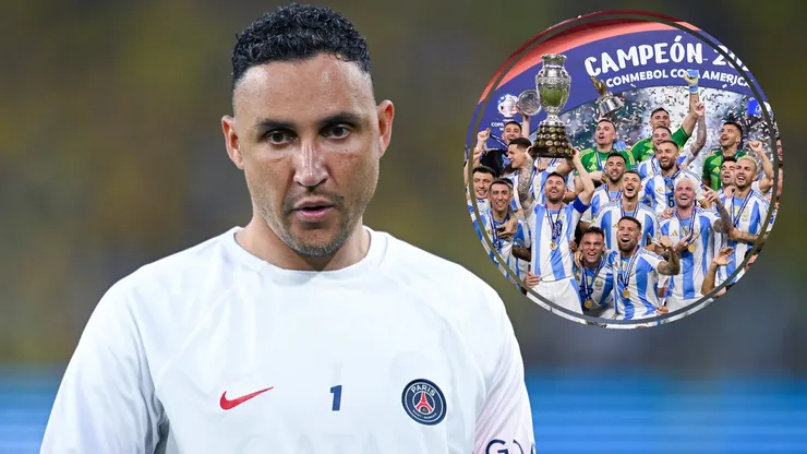 La preocupación de Keylor Navas al ver la final de la Copa América 2024