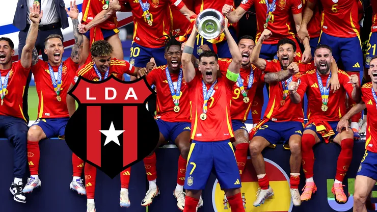 La especial celebración en Alajuelense por el título de España en la Eurocopa 2024