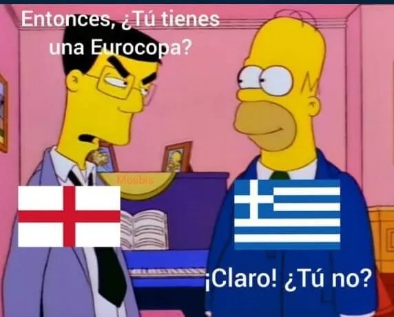 Inglaterra nunca pudo ganar la Eurocopa (Twitter).