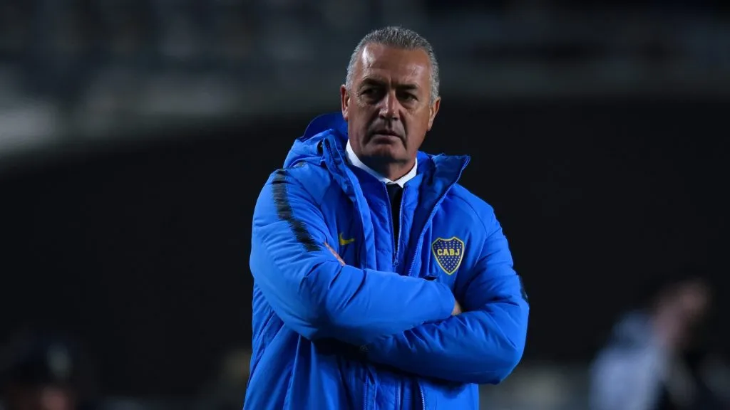 Alfaro dirigió a Boca en 2019. (Getty Images)