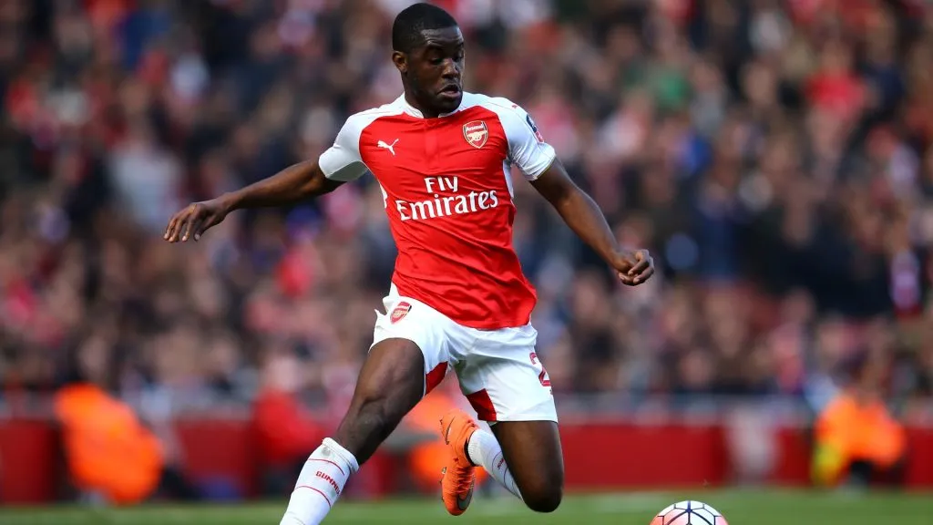 Joel Campbell y sus días en el Arsenal de la Premier League. (Getty Images)
