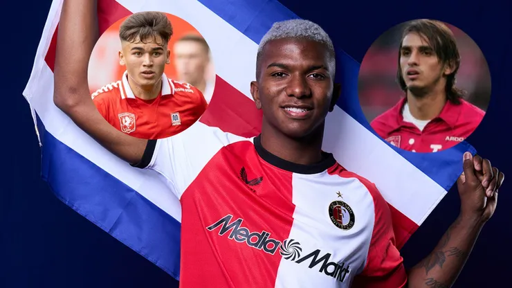 Bryan Ruiz y Manfred Ugalde alertan a Jeyland Mitchell tras llegar al Feyenoord