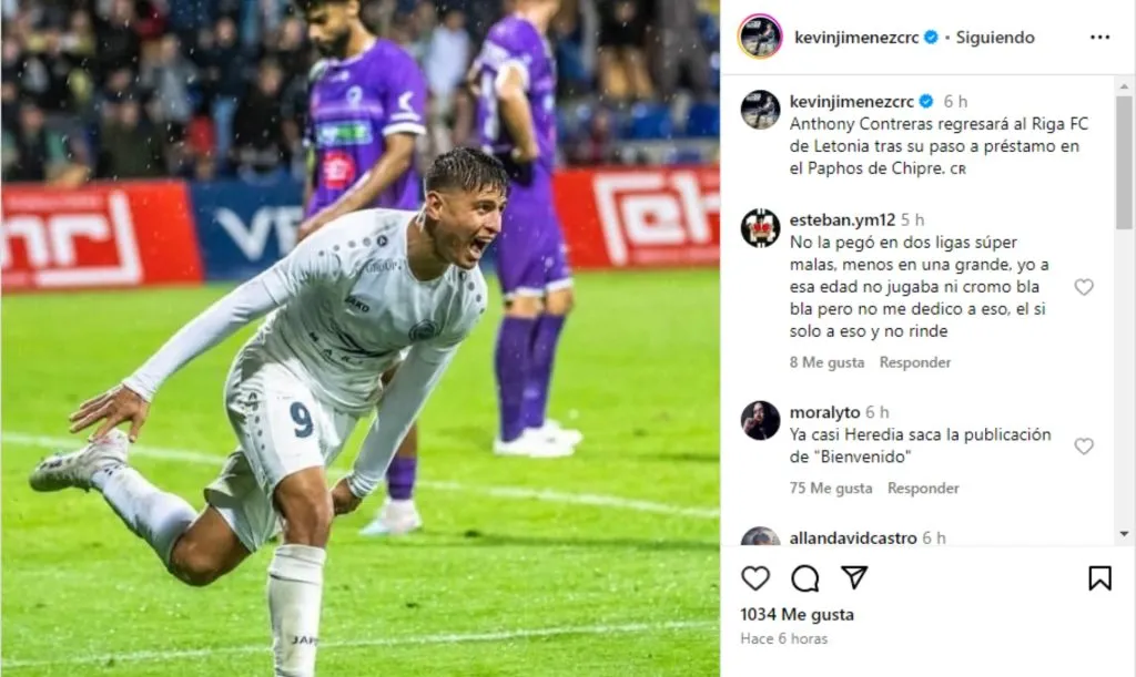 Anthony Contreras regresará al Riga de Letonia.