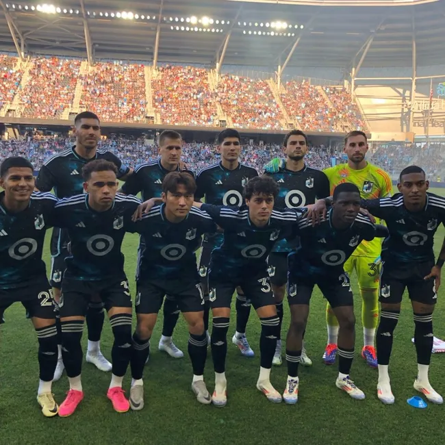 Alejandro Bran en el once titular con Minnesota en la MLS
