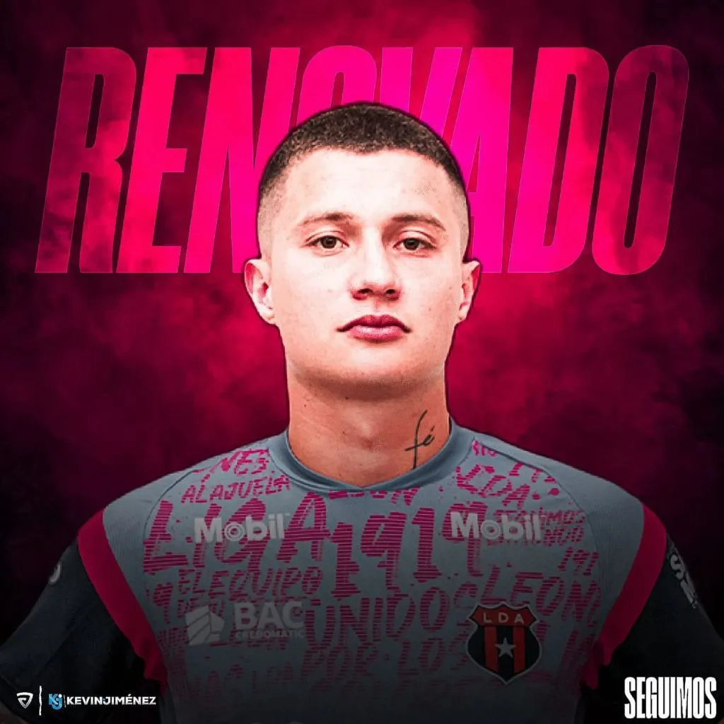 La imagen publicada por Jiménez. (@kevinjimenezcrc)