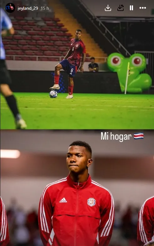 Jeyland Mitchell en sus redes sociales