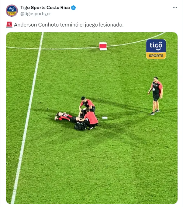 La imagen de Canhoto que preocupa a Alajuelense.