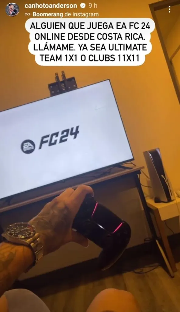 Así lanzó Canhoto el desafío.