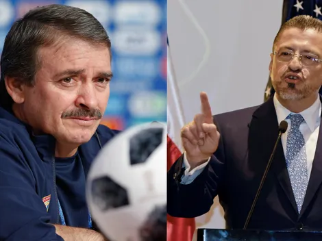 El peso de Alajuelense: Óscar Ramírez le hace un pedido especial al presidente Rodrigo Chaves