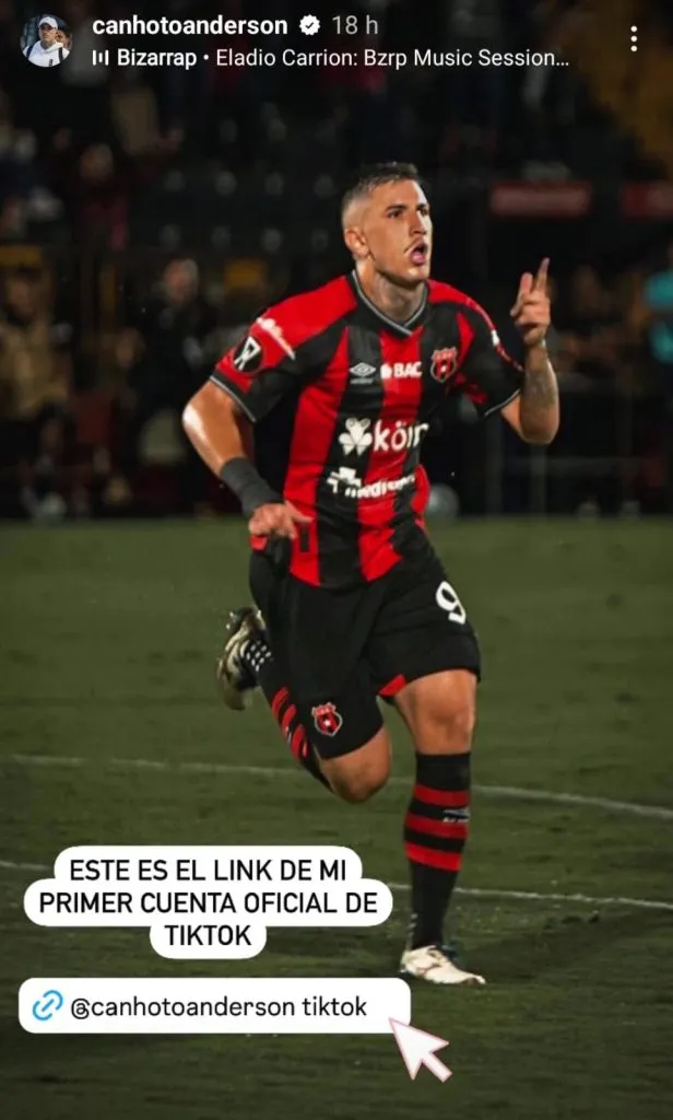 Canhoto muestra toda su versatilidad. (Instagram)