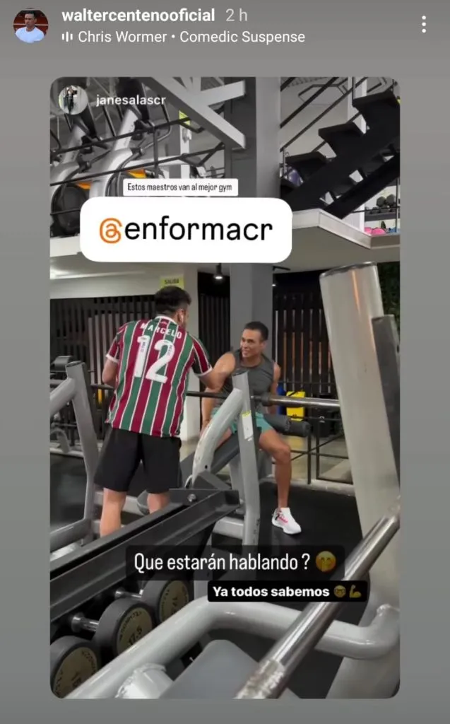 Paté Centeno apareció en las redes sociales (Instagram).