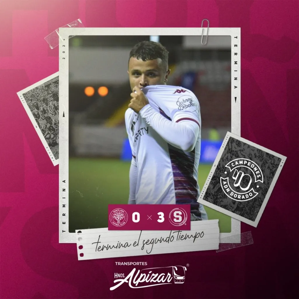Fabricio Alemán liquidó el partido (Deportivo Saprissa).