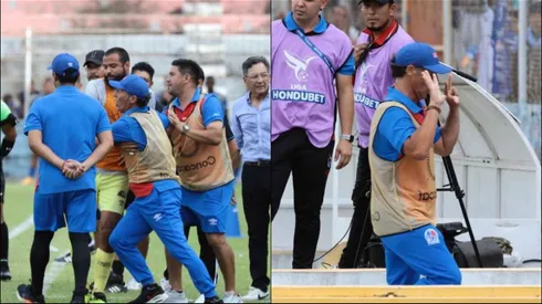 ¡Perdió la cabeza! Pedro Troglio se descontroló tras salir expulsado en la derrota de Olimpia vs Victoria (Video)