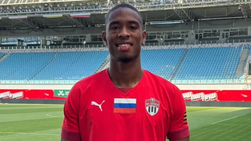 Edgardo Fariña fue figura en su debut en la Premier League de Rusia (Video)