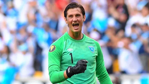 Hagen, portero de Guatemala.