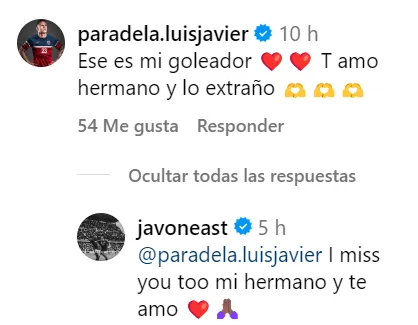 Paradela no se olvida de Saprissa (Instagram).
