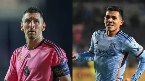 Alonso Martínez se codea con Messi.