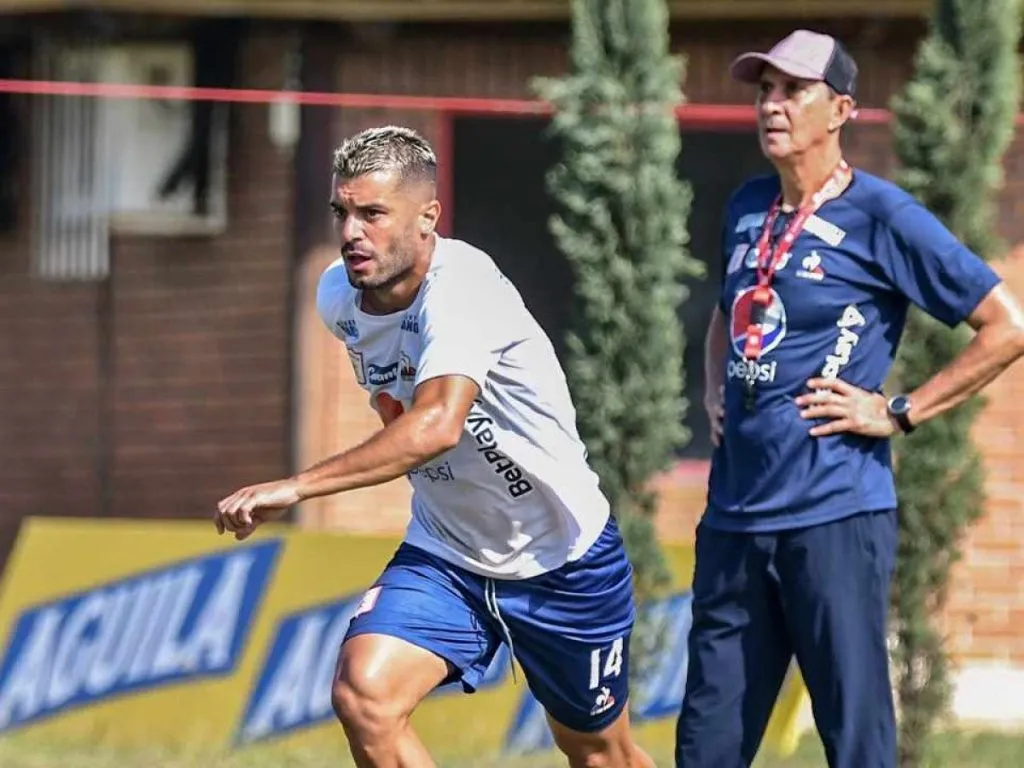 Falque y Guimaraes en sus días en Colombia. (Instagram)