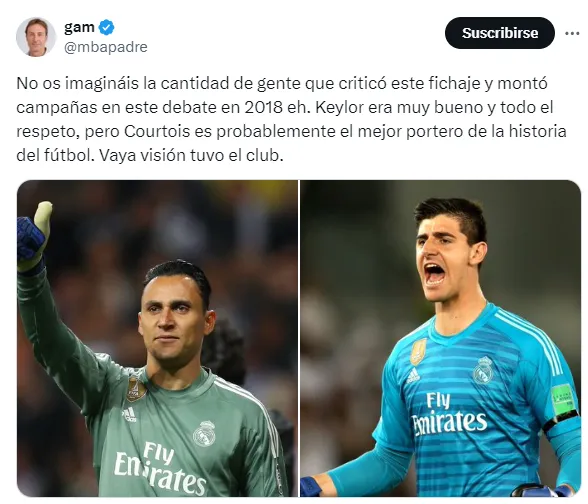 Este tenor de comentarios inundan las redes tras las palabras del belga.