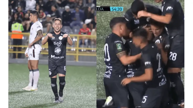 El peculiar festejo de Sporting ante Alajuelense que recorrió el mundo (VIDEO)