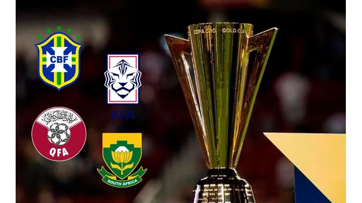 Todas las selecciones que han sido invitadas a Copa Oro.