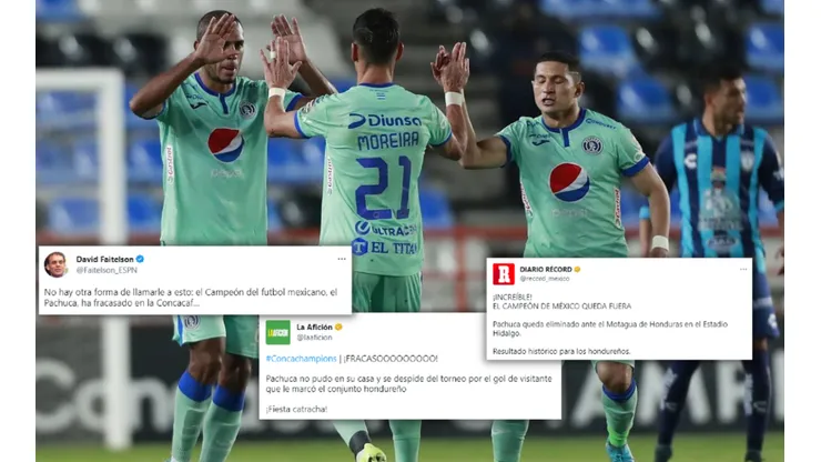 La prensa mexicana explotó luego de que Motagua eliminara a Pachuca de la Concachampions 2023.