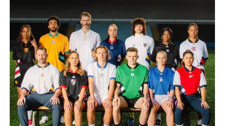 “Football Icons”: Adidas lanzó colección de camisas retro de clubes y selecciones