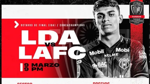 Entradas a la venta para el duelo entre Alajuelense y LAFC.
