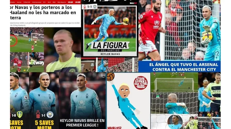 La prensa internacional se rindió ante Keylor Navas