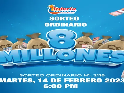 ◉ Lotería Nica, martes 14 de febrero: sorteo y números ganadores