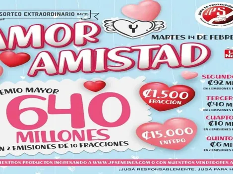 ◉ Sorteo Extraordinario del Amor y la Amistad de HOY: sorteo, resultados y números ganadores del martes 14 de febrero | Lotería Costa Rica Premio Mayor ¢640 millones