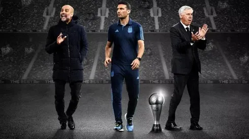 Los finalistas al premio The Best al Entrenador del año.
