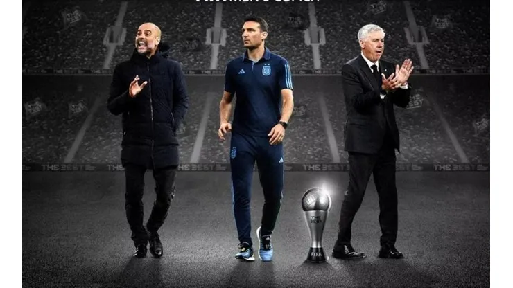 Los finalistas al premio The Best al Entrenador del año.