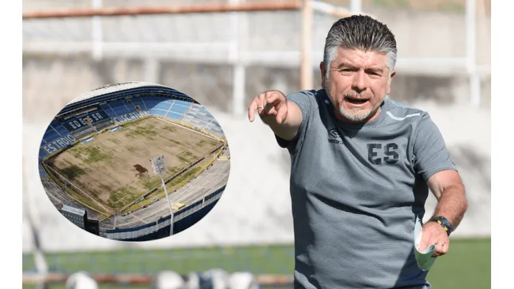 Mauricio Cienfuegos: "Yo amo el Estadio Cuscatlán, pero hoy no sirve para jugar".