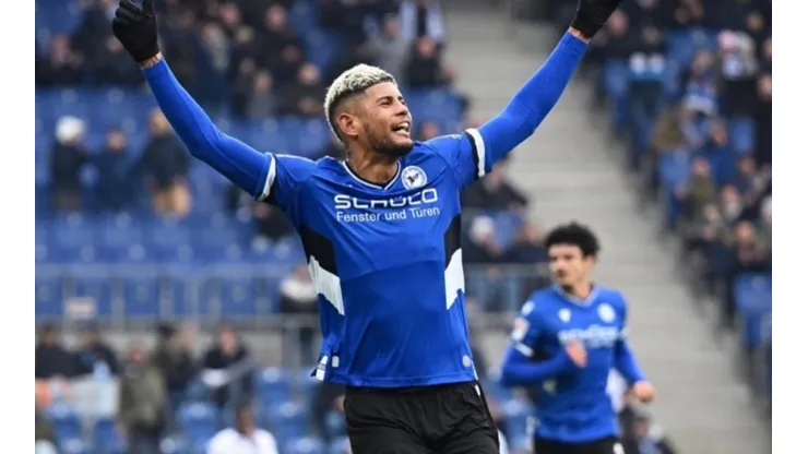 Andrés Andrade marcó su primer gol con el Arminia
