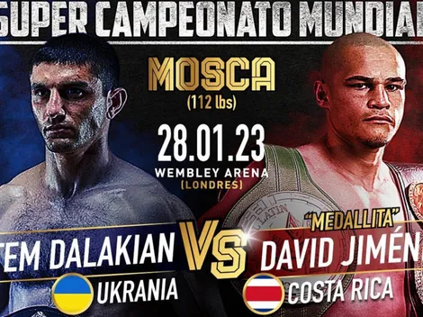David Jiménez vs. Artem Dalakian: cómo ver la pelea en Centroamérica