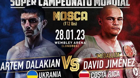 David Medallita Jiménez vs. Artem Dalakian: cuándo, a qué hora y por qué canal de TV y streaming ver la pelea EN VIVO en Costa Rica.