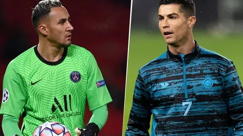 El sobrio saludo de Cristiano Ronaldo a Keylor Navas en PSG vs. Riyadh Season (VIDEO)
