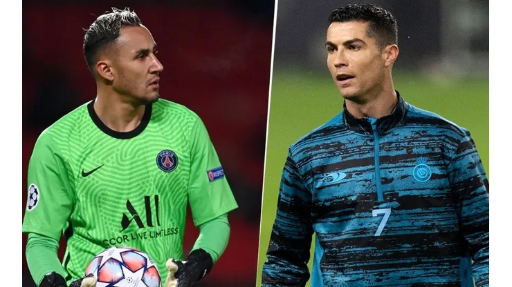 El sobrio saludo de Cristiano Ronaldo a Keylor Navas en PSG vs. Riyadh Season (VIDEO)