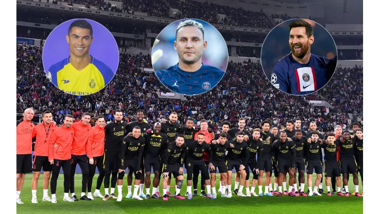 Keylor Navas sería titular hoy en el PSG para enfrentar al Riyadh Season de Cristiano Ronaldo.